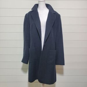 Peruvian Connection Women's Alpaca Wool Coat Dark Blue. Size: 12‎
